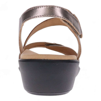 Tana Wedged Sandal - Pewter