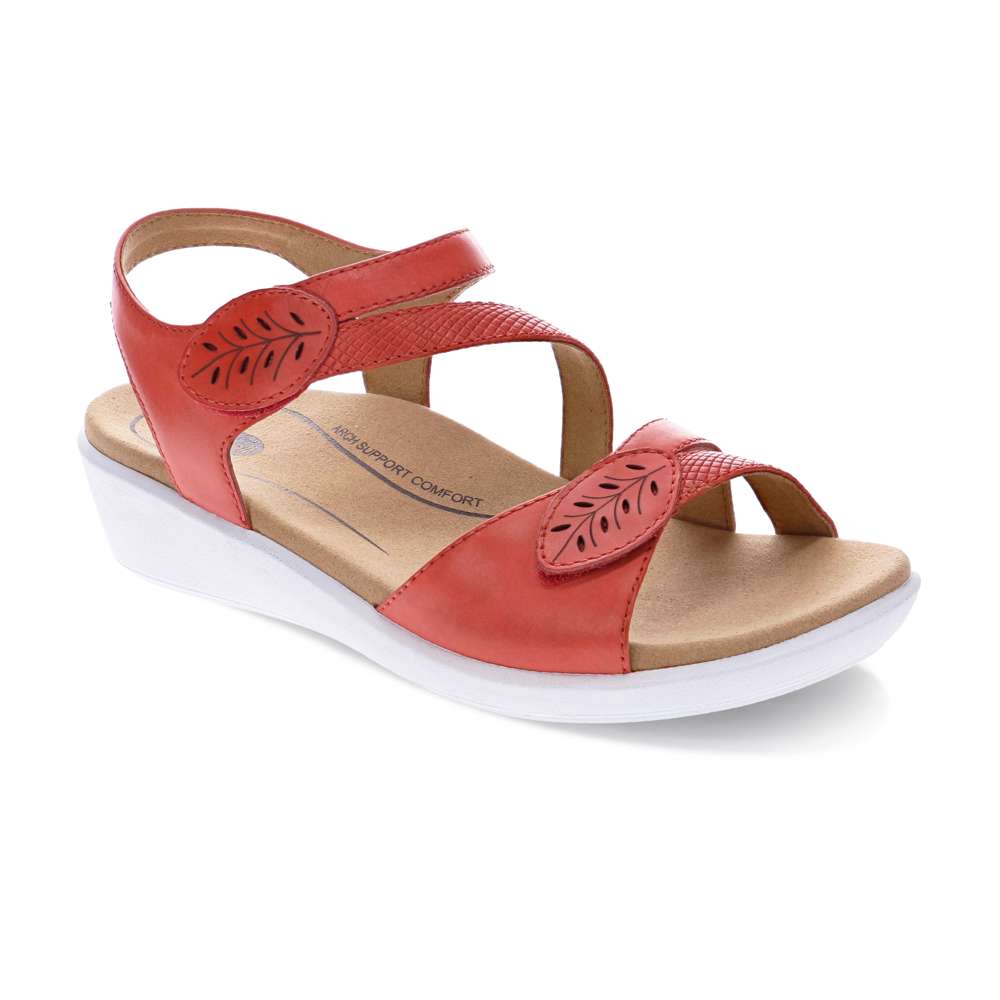Tana Wedged Sandal - Rose