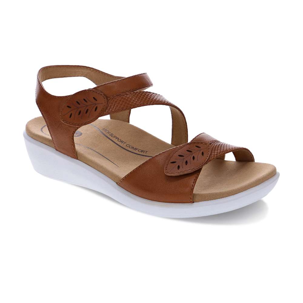 Tana Wedged Sandal - Tan