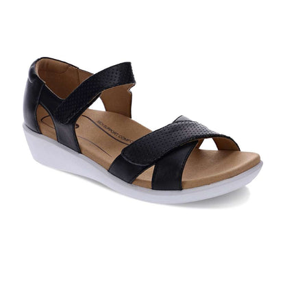 Taytay Wedged Sandal - Black