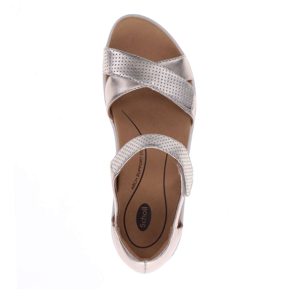 Taytay Wedged Sandal - Champagne
