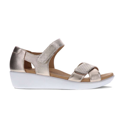 Taytay Wedged Sandal - Champagne