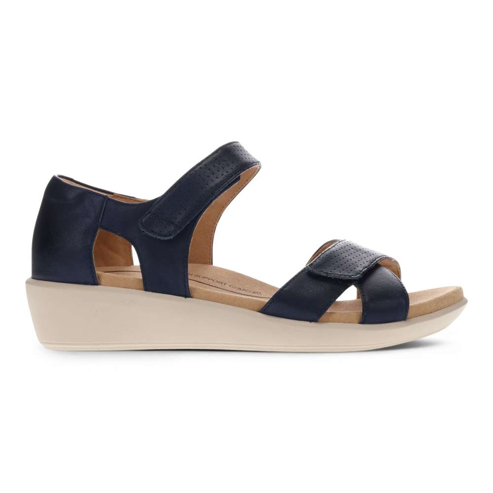 Taytay Wedged Sandal - Royal Blue