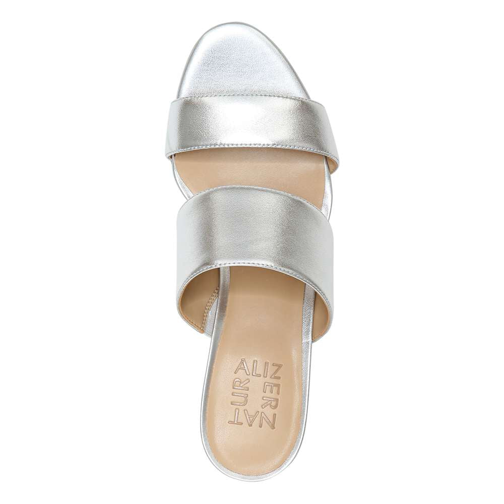 Tibby Mule Sandal - Silver