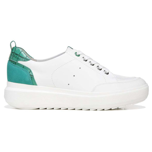Tilda Lace-Up Sneaker - Green/White