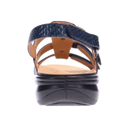 Toledo Slingback Sandal - Navy Snake/Blue