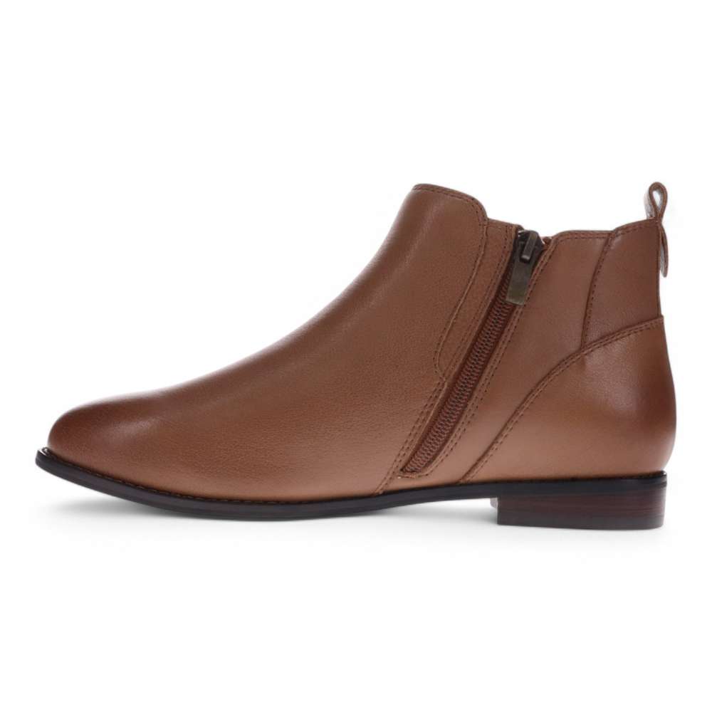 Trinity Zip Boot - Brown