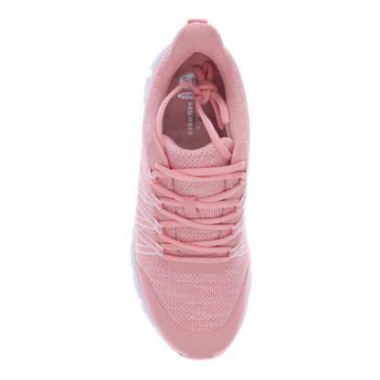 Ultra Lace Lace-Up Active Sneaker - Pink