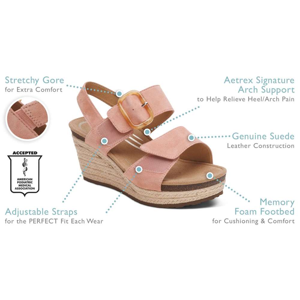 Ashley Wedge - Taupe
