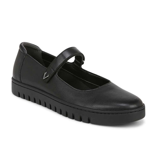 Uptown Mary-Jane - Black Leather