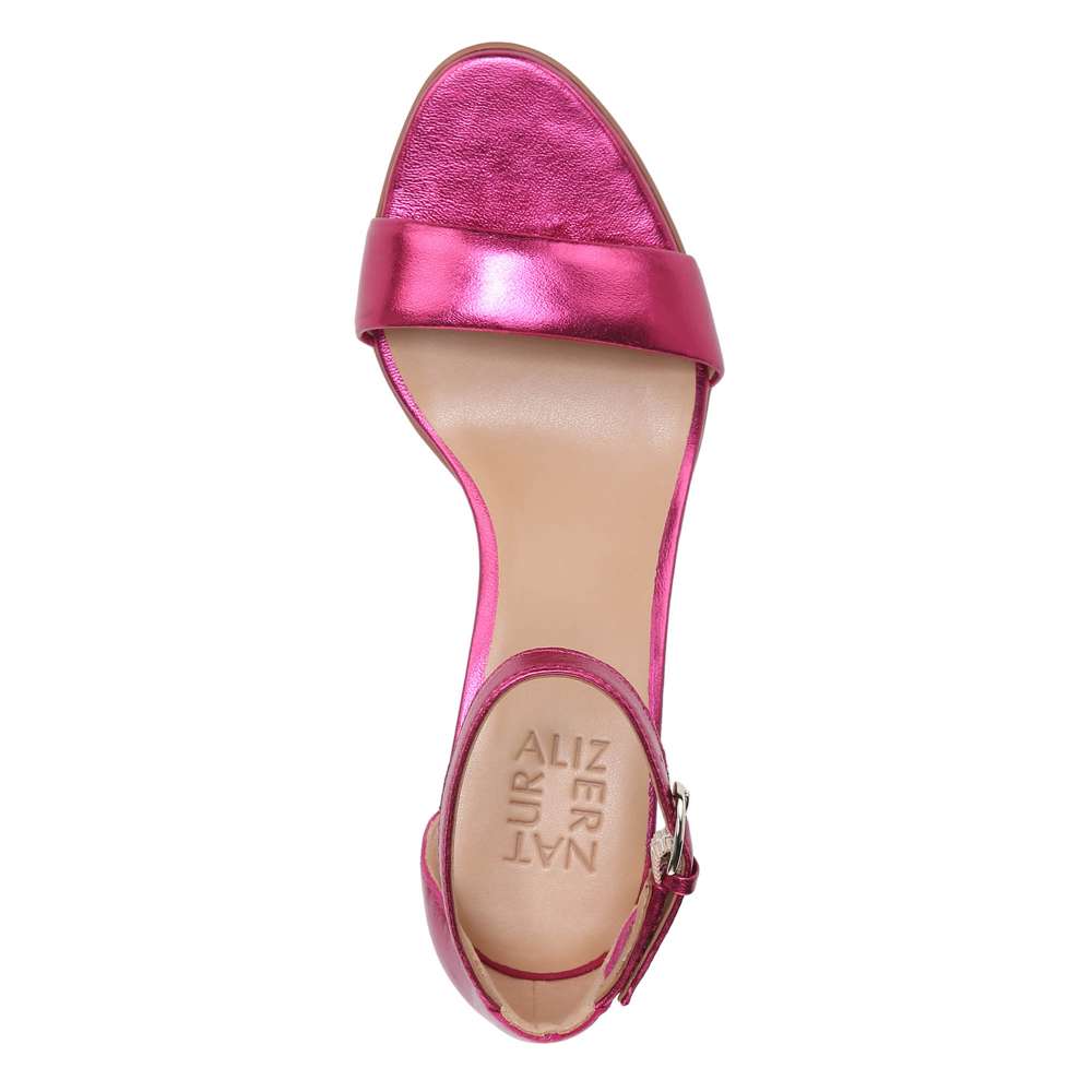 Vera Dress Sandal - Fuchsia Leather