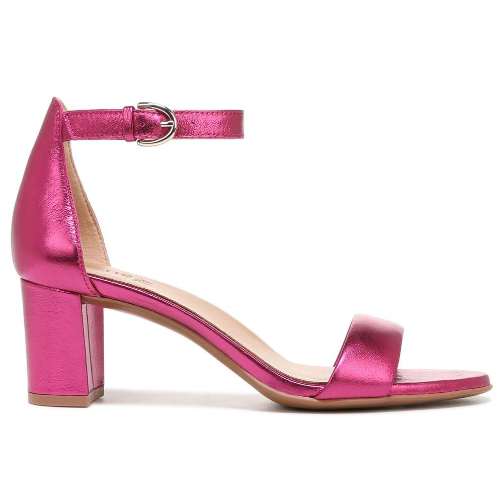 Vera Dress Sandal - Fuchsia Leather