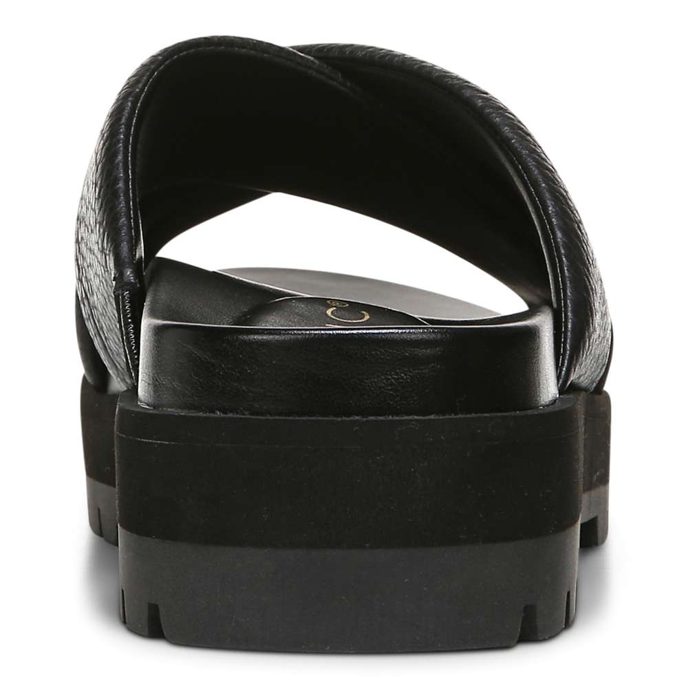 Vesta Flatform Lug Sandal - Black