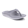 Vitality Recovery Toe Post Sandal - Grey