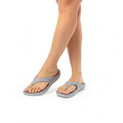 Vitality Recovery Toe Post Sandal - Grey