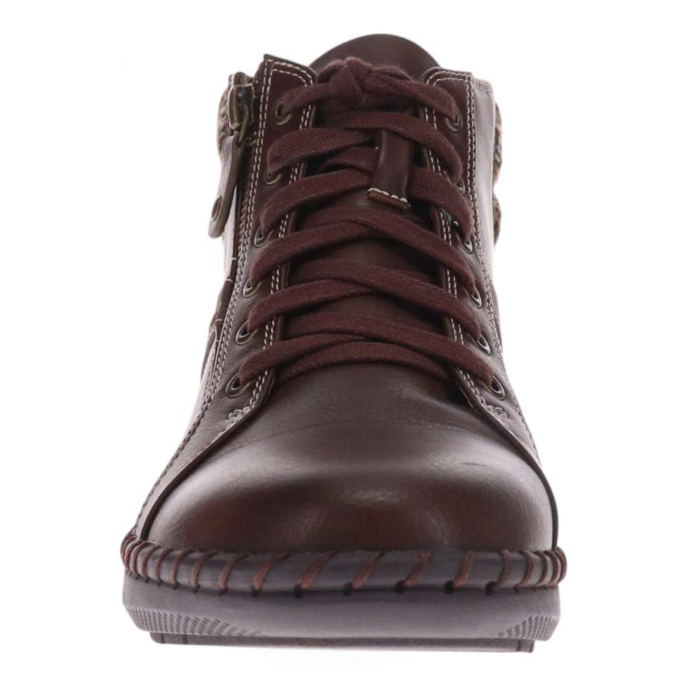 Wanda Zip Boot - Chocolate