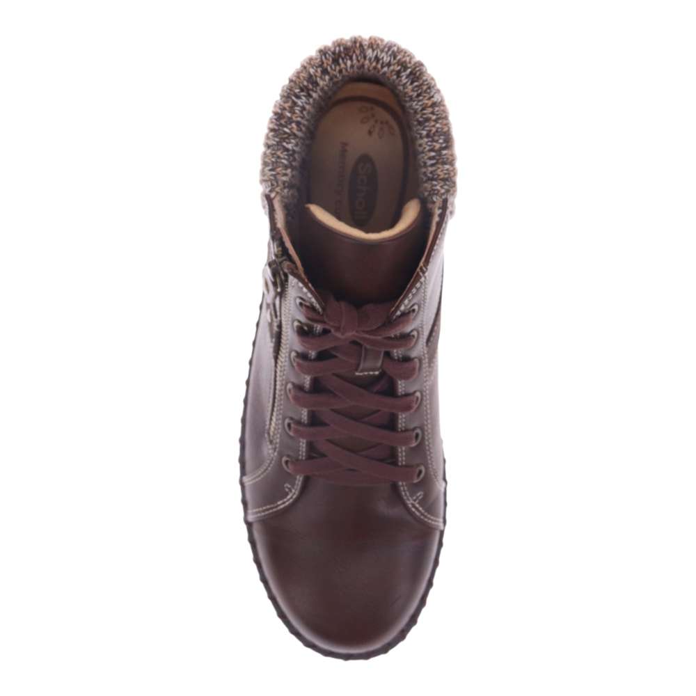 Wanda Zip Boot - Chocolate