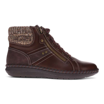 Wanda Zip Boot - Chocolate