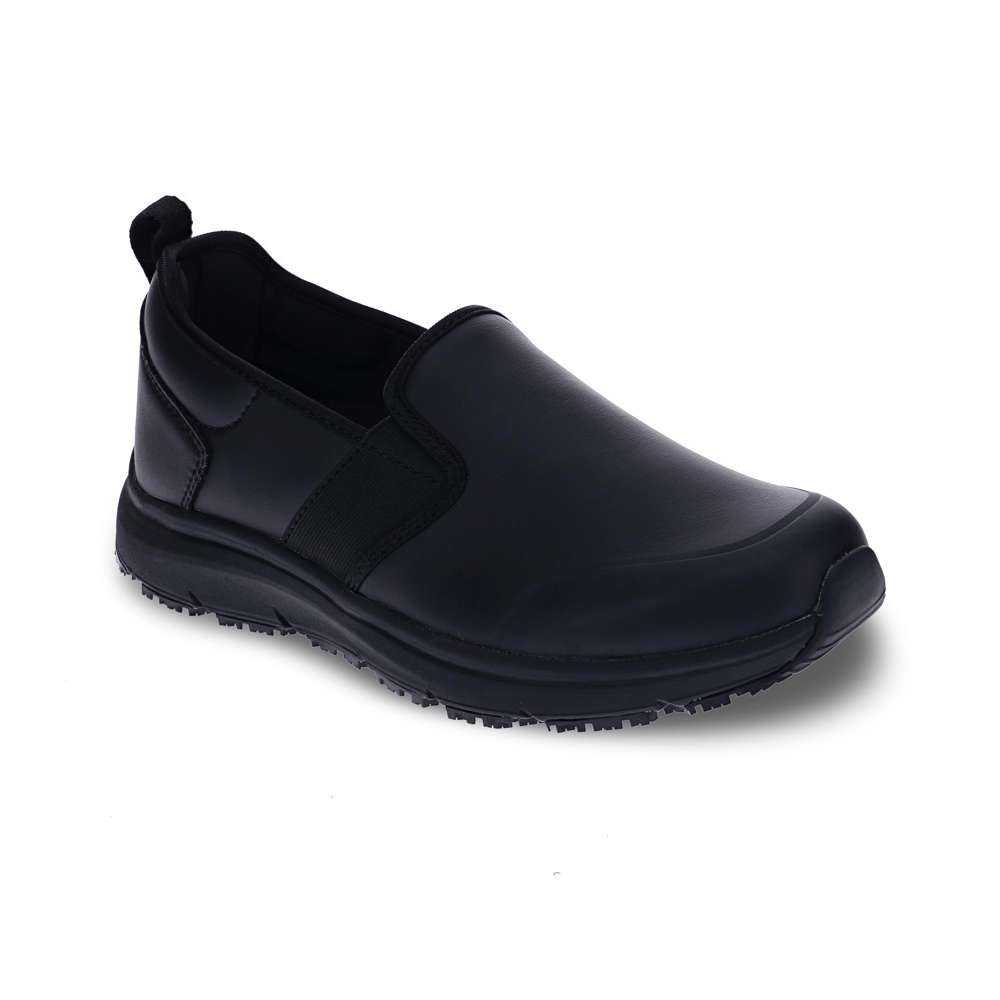 Worker PU Work Shoe - Black