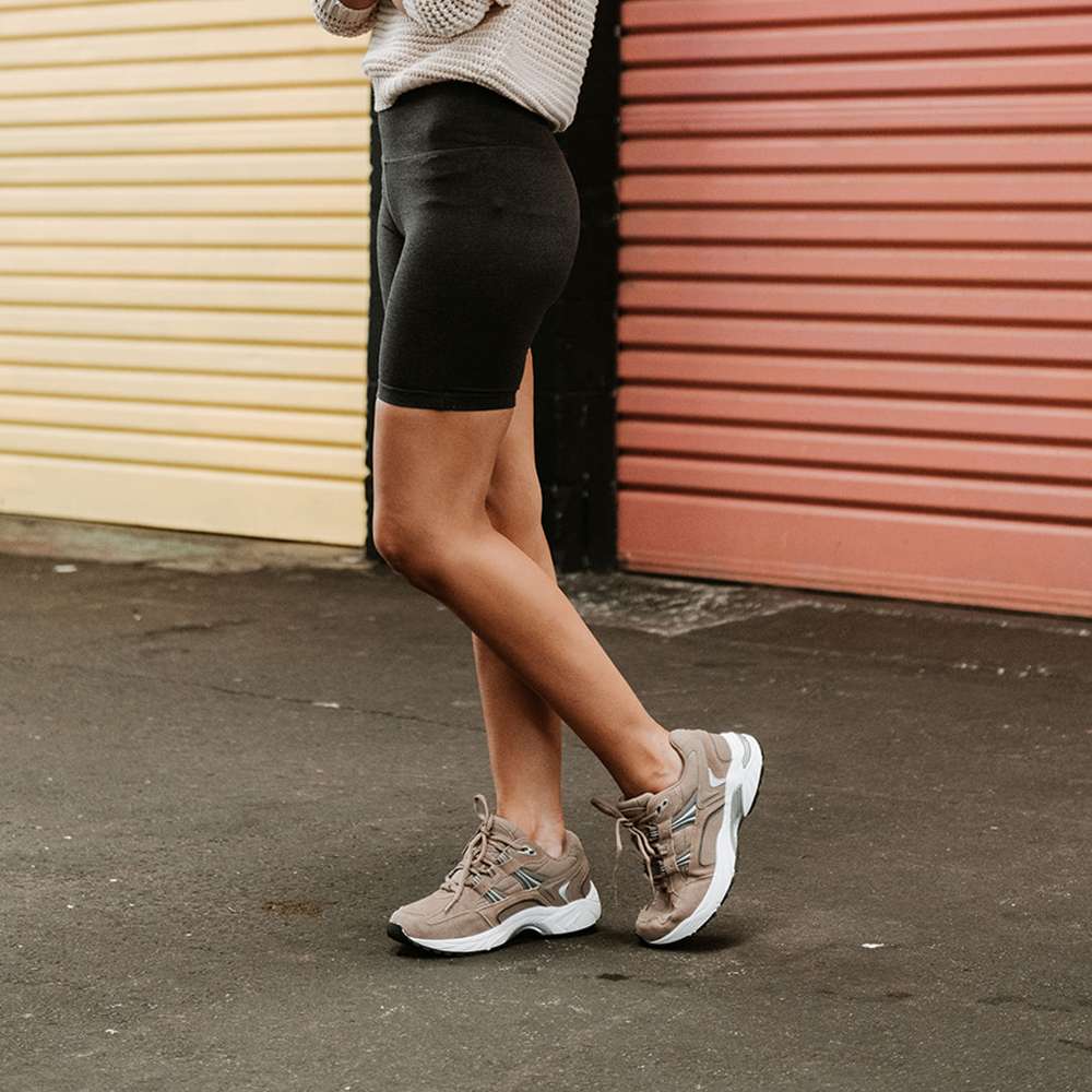 X-Trainer Lace-Up Active Sneaker Unisex - Stone