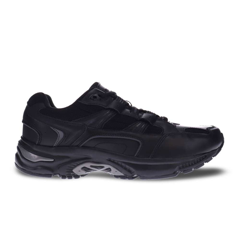 X-Trainer Lace-Up Active Sneaker Unisex - Black