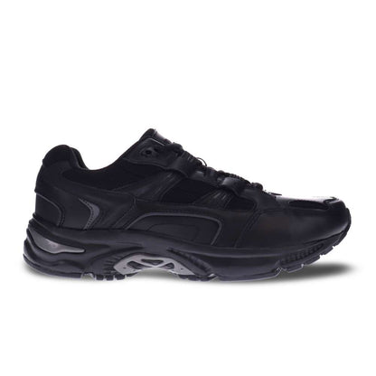 X-Trainer Lace-Up Active Sneaker Unisex - Black