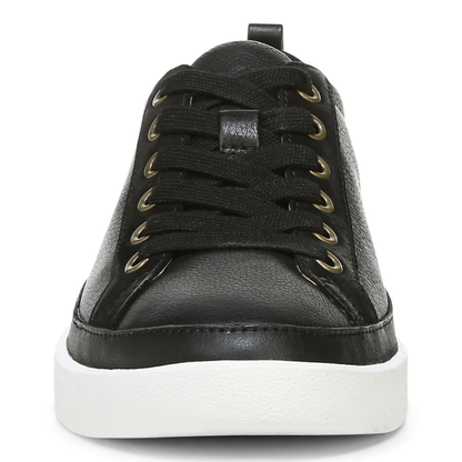 Winny Lace-Up Casual Sneaker - Black Leather Nubuck